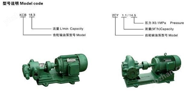 江南体育KCB型、2CY型齿轮式输油泵(图2)